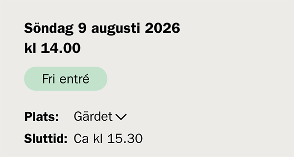 Concierto Gärdet